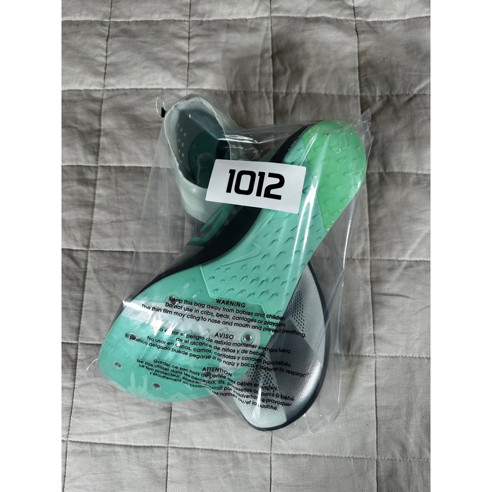 Nike Zoom Victory XC 5 Racing Spikes Mens 13 Green DX7992-300 Fair Torn Heel - Picture 9 of 9